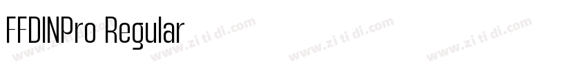 FFDINPro Regular 语言字体转换